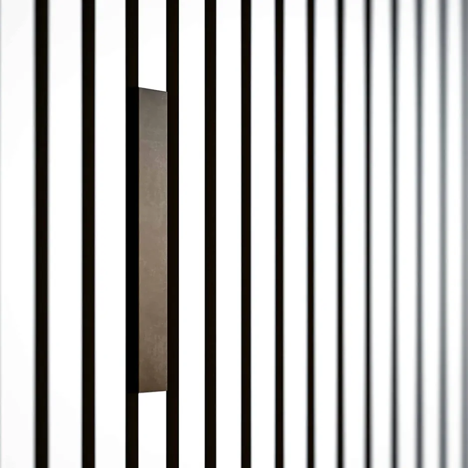 Mon Marché Déco Profilé U Décoratif pour Panneau Tasseau Bois - Gris Foncé - 20 cm