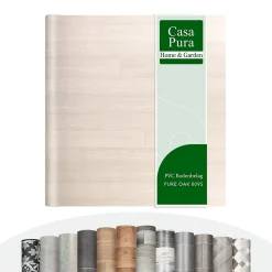 Floordirekt Pure Oak 009s Aspect Bois carrelage Revêtement de Sol, 100 x 450 cm