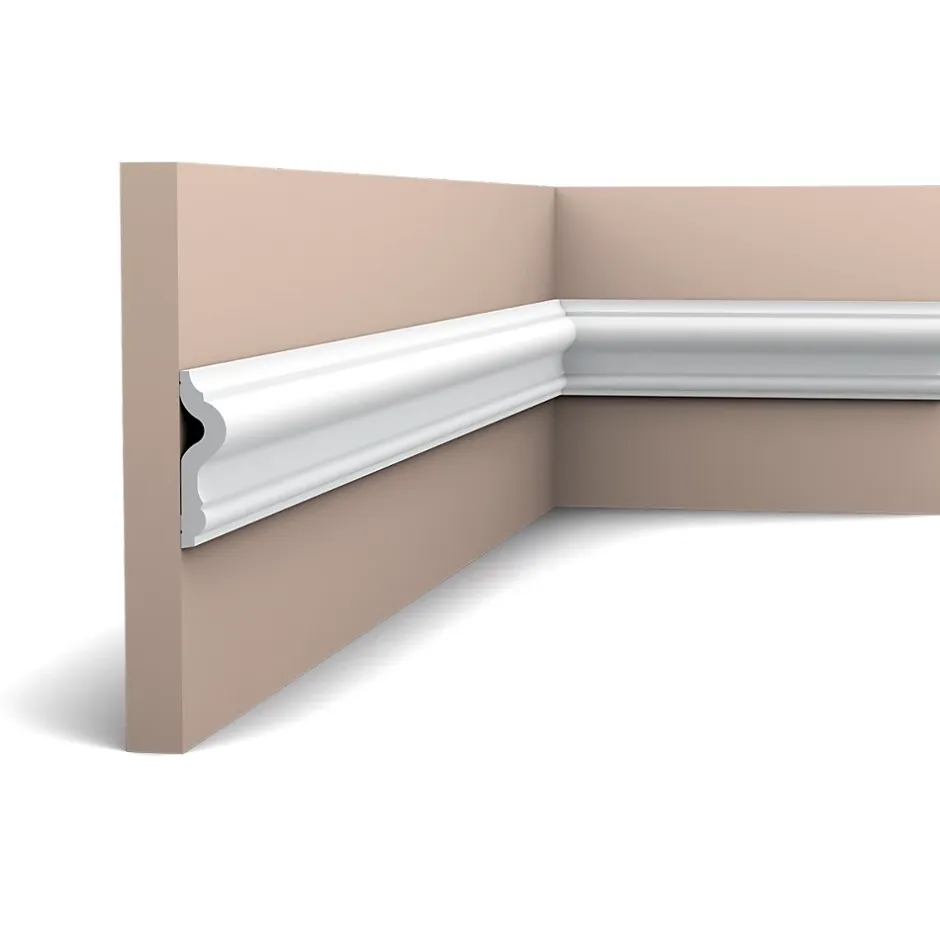 Orac Decor PX202 Cimaise murale - 7,5x2,0x200cm (h x p x L) - moulure décorative polymère Pack 2 pièces