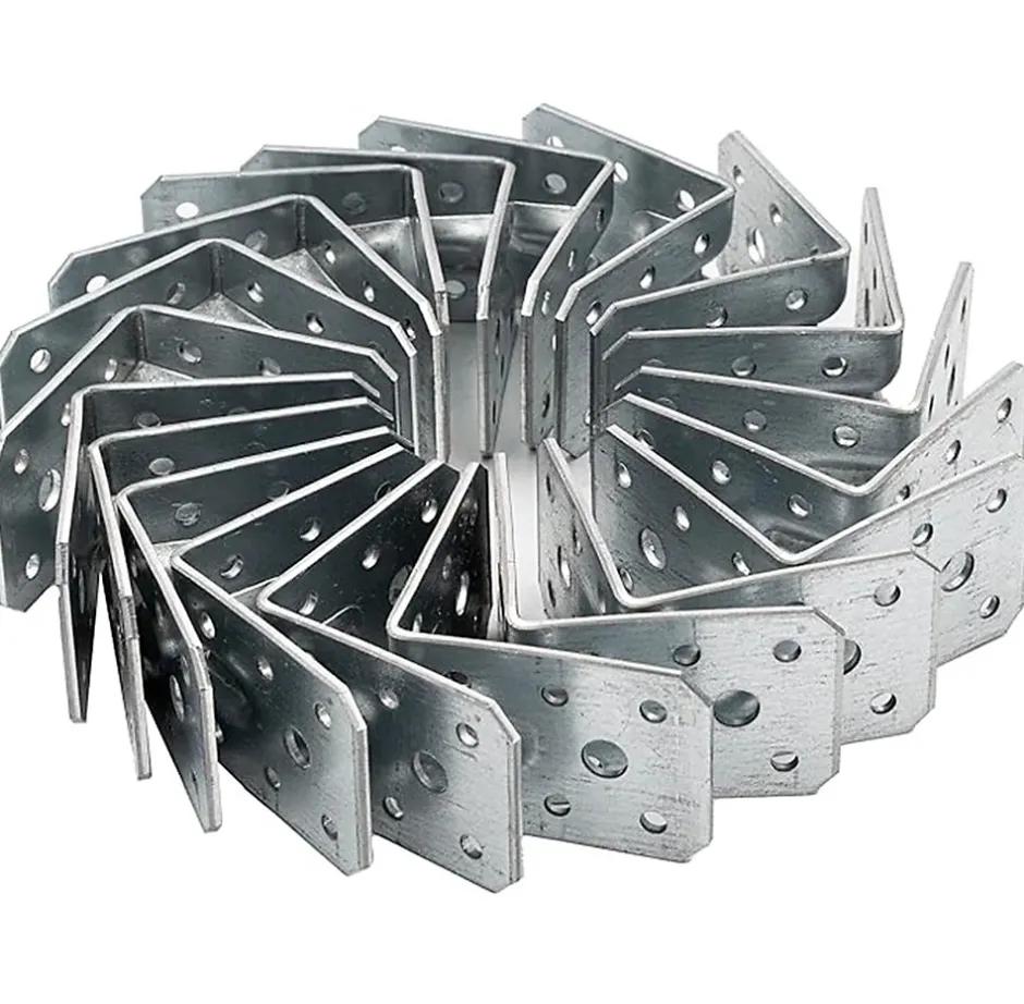 Équerre de charpente KPL 12/20, acier galvanisé à chaud, 50 x 50 x 35 x 2 mm, lot de 20-Domax New