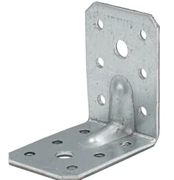 Équerre de charpente KPL 12/20, acier galvanisé à chaud, 50 x 50 x 35 x 2 mm, lot de 20-Domax New