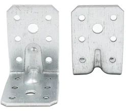 Équerre de charpente KPL 12/20, acier galvanisé à chaud, 50 x 50 x 35 x 2 mm, lot de 20-Domax New
