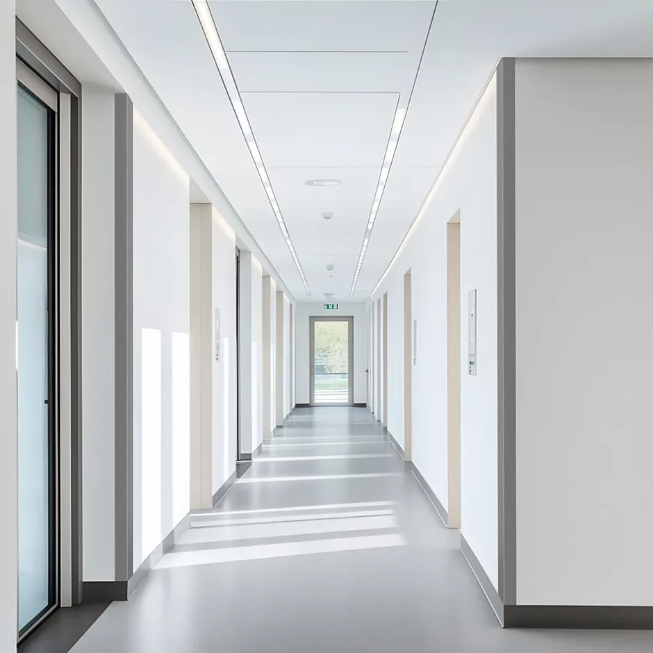 Cornière PVC 50x20 mm de protection et de décoration, baguette d'angle de finition, profilé L, KT, rigide, gris, 200 cm-Quest Best