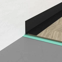 Cornière PVC 50x20 mm de protection et de décoration, baguette d'angle de finition, profilé L, KT, rigide, gris, 200 cm-Quest Best