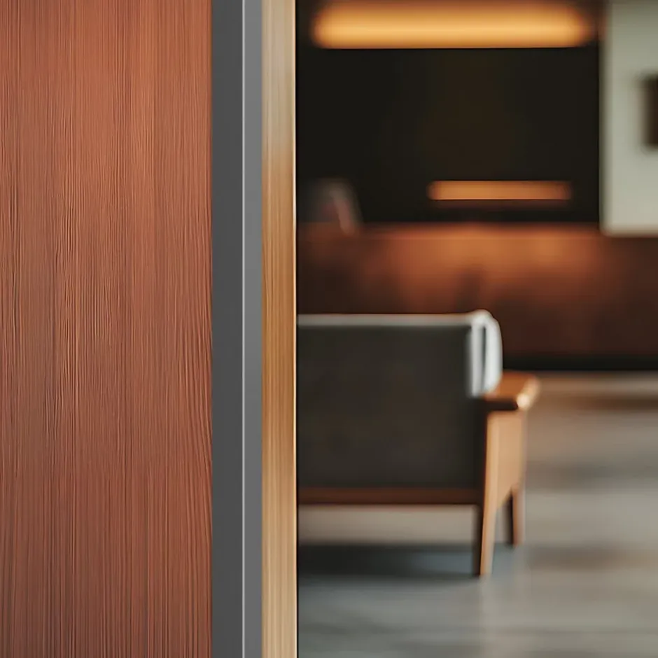 Quest Cornière PVC 50x50 mm de protection et de décoration, baguette d'angle de finition, profilé L, KT, rigide, gris foncé, 200 c