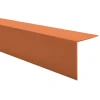 Cornière PVC 20x20 mm de protection et de décoration, baguette d'angle de finition, profilé L, KT, rigide, brique, 150 cm-Quest Outlet