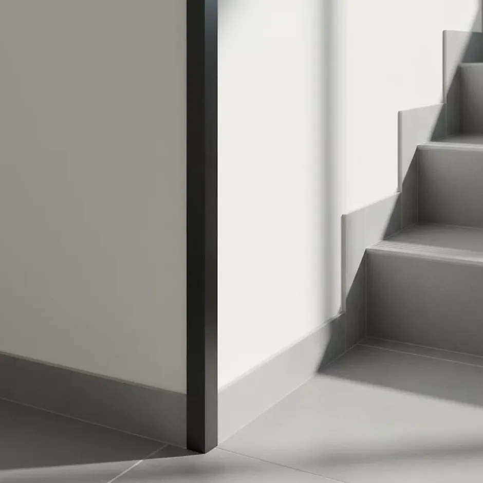 Cornière PVC 20x20 mm de protection et de décoration, baguette d'angle de finition, profilé L, KT, rigide, brique, 150 cm-Quest Outlet