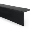 Cornière PVC 30x30 mm de protection et de décoration, baguette d'angle de finition, profilé L, KT, rigide, noir, 150 cm-Quest Best