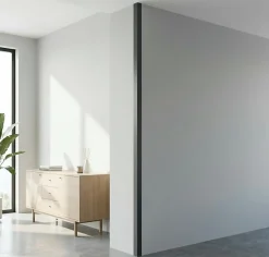 Quest Cornière PVC 50x50 mm de protection et de décoration, baguette d'angle de finition, profilé L, KT, rigide, gris foncé, 100 c