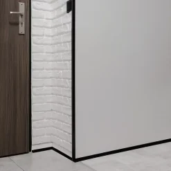 Cornière PVC 20x20 mm de protection et de décoration, baguette d'angle de finition, profilé L, KT, rigide, vert clair, 150 c-Quest Best