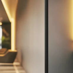 Cornière PVC 50x50 mm de protection et de décoration, baguette d'angle de finition, profilé L, KT, rigide, noir, 200 cm-Quest Online