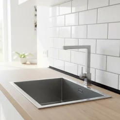 Cornière PVC 50x50 mm de protection et de décoration, baguette d'angle de finition, profilé L, KT, rigide, noir, 200 cm-Quest Online