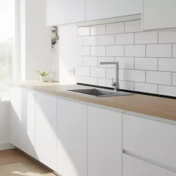 Cornière PVC 50x50 mm de protection et de décoration, baguette d'angle de finition, profilé L, KT, rigide, noir, 200 cm-Quest Online