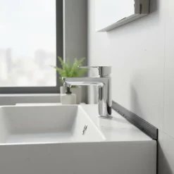 Quest Cornière PVC 30x30 mm de protection et de décoration, baguette d'angle de finition, profilé L, KT, rigide, gris foncé, 100 c