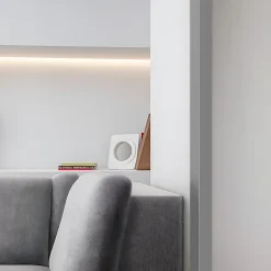 Cornière PVC 50x50 mm de protection et de décoration, baguette d'angle de finition, profilé L, KT, rigide, l'or, 150 cm-Quest Clearance