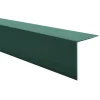 Cornière PVC 15x15mm de protection et de décoration, baguette d'angle de finition, profilé L, KT, rigide, vert, 200 cm-Quest Best