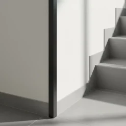 Cornière PVC 15x15mm de protection et de décoration, baguette d'angle de finition, profilé L, KT, rigide, vert, 200 cm-Quest Best