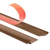 Quest Profil de rampe flexible en PVC autocollant pour carrelages et moquettes, Marron