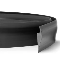 Quest Profil de rampe flexible en PVC autocollant pour carrelages et moquettes, Marron