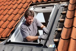Velux Raccord de remplacement fenêtre de toit EW SK06 gris