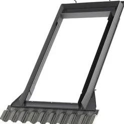 Raccord de remplacement fenêtre de toit sur tuiles EW SK06 6000 gris-Velux New