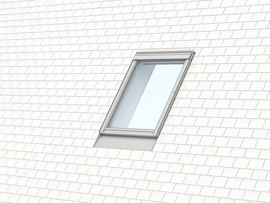 Velux Raccord fenêtre de toit simple sur ardoises EDN MK04 gris