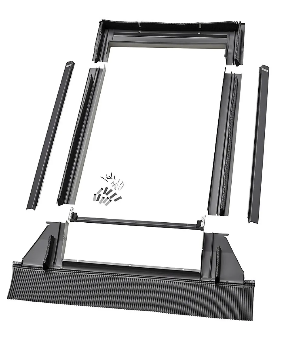 Velux Raccord fenêtre de toit simple sur tuiles EDW SK08 ocre