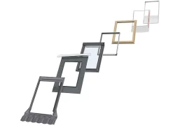 Velux Raccord fenêtre de toit simple sur tuiles EDW CK02 gris