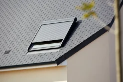 Raccord fenêtre de toit simple sur ardoises EDN CK02 gris-Velux