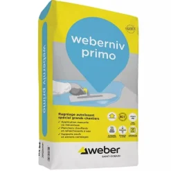 Ragréage autolissant de sols intérieurs - Sac de 25 Kg-Weber Online