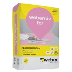 Ragréage autolissant fibré polyvalent (P3R FIBRE) .NIV FOR - Sac de 25 Kg-Weber Sale