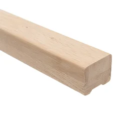 Rampe carrée pour escalier chêne coloris naturel-Fortia Online