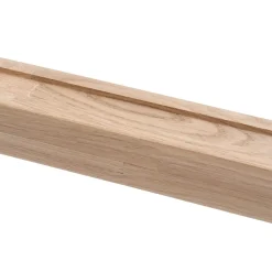 Rampe carrée pour escalier chêne coloris naturel-Fortia Online