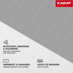 Floordirekt Revetement sur mesure, Gris 120 x 500 cm -