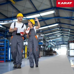 Revetement sur mesure, Gris 120 x 350 cm --Floordirekt Best