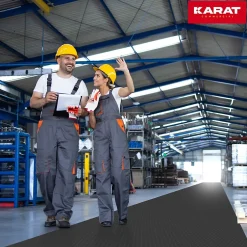 Revetement sur mesure, Noir 120 x 400 cm --Floordirekt Online