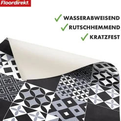 Floordirekt Revêtement de sol CV Amadora 990D 200 x 50 cm -