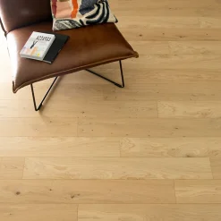 Revêtement de sol plaqué chêne finition verni coloris naturel ep 10mm- New