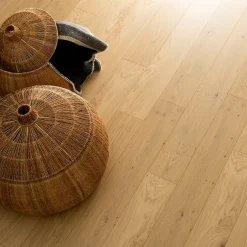 Revêtement de sol plaqué chêne finition verni coloris naturel ep 10mm- New