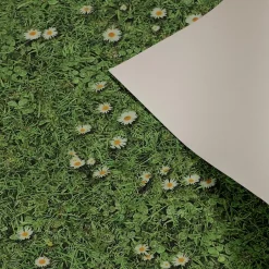 Floordirekt Revêtement de sol PVC 3D Moonlight Vinyle Marguerites 100 x 100 cm -