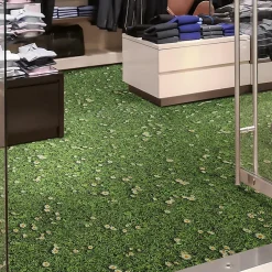 Floordirekt Revêtement de sol PVC 3D Moonlight Vinyle Marguerites 100 x 100 cm -