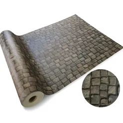 Revêtement de sol PVC 3D Moonlight Vinyle Cobble 100 x 50 cm --Floordirekt Discount