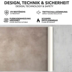 Revêtement de sol sur mesure Atlantic Midas 741M 200 x 200 cm --Floordirekt Discount