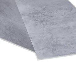 Revêtement de sol vinyle SPC à clipser Aldire 10 planches 1,86 m² gris effet béton-Neu.Holz Outlet