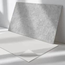 Wallfluent Revêtement Mural PVC 100x50 cm Motif Avec Des Pierres En Arrière-Plan 1 pièce