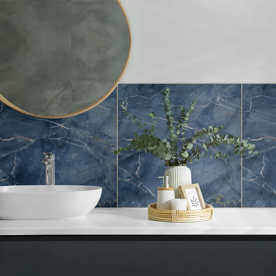 Wallfluent Revêtement Mural PVC 50x50 cm Motif De Pierre Naturelle 4 pièces