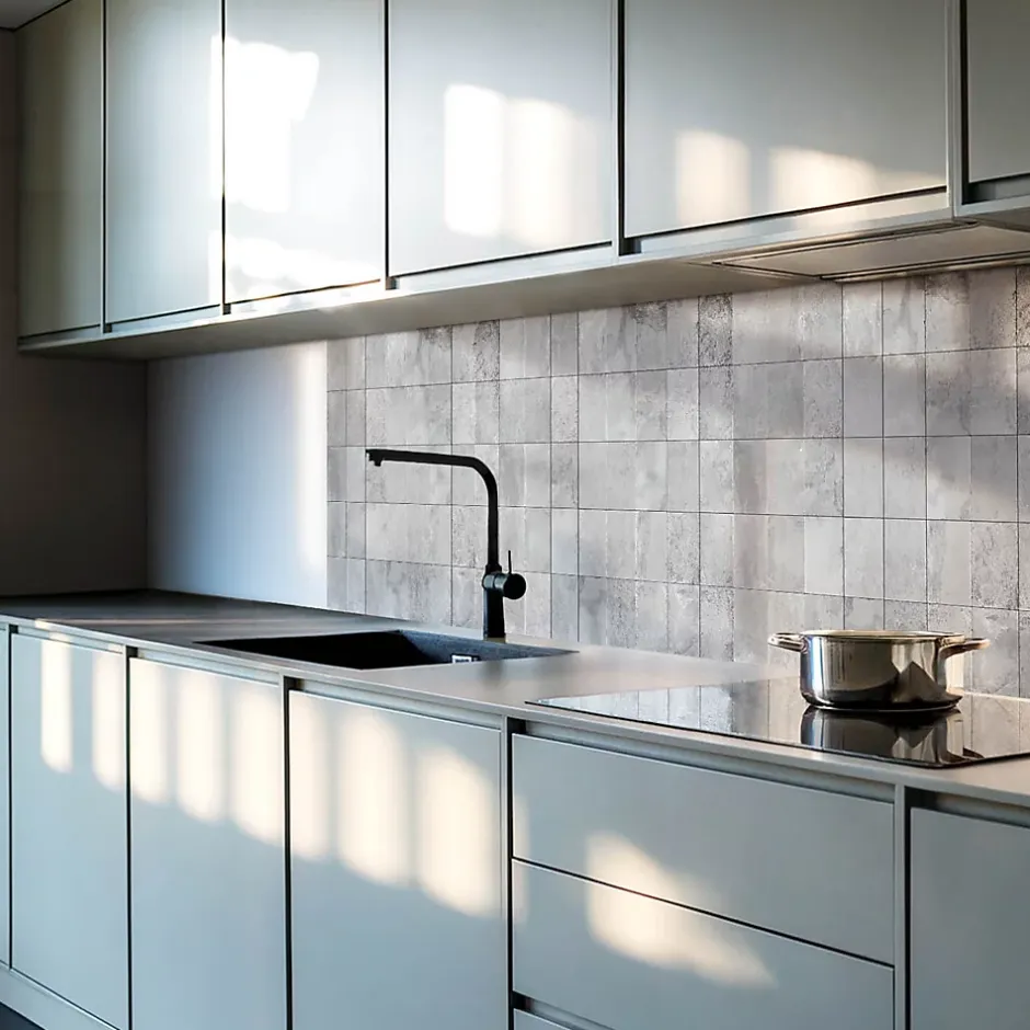 Wallfluent Revêtement Mural PVC 50x50 cm Texture De Mosaïque 4 pièces