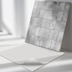 Wallfluent Revêtement Mural PVC 50x50 cm Texture De Mosaïque 4 pièces