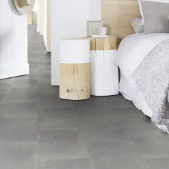 Revêtement sol PVC Iconik Life gris clair 2m (vendu au m²)-Tarkett