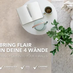 Floordirekt Revêtement sur mesure Atlantic Midas 139L 200 x 200 cm -